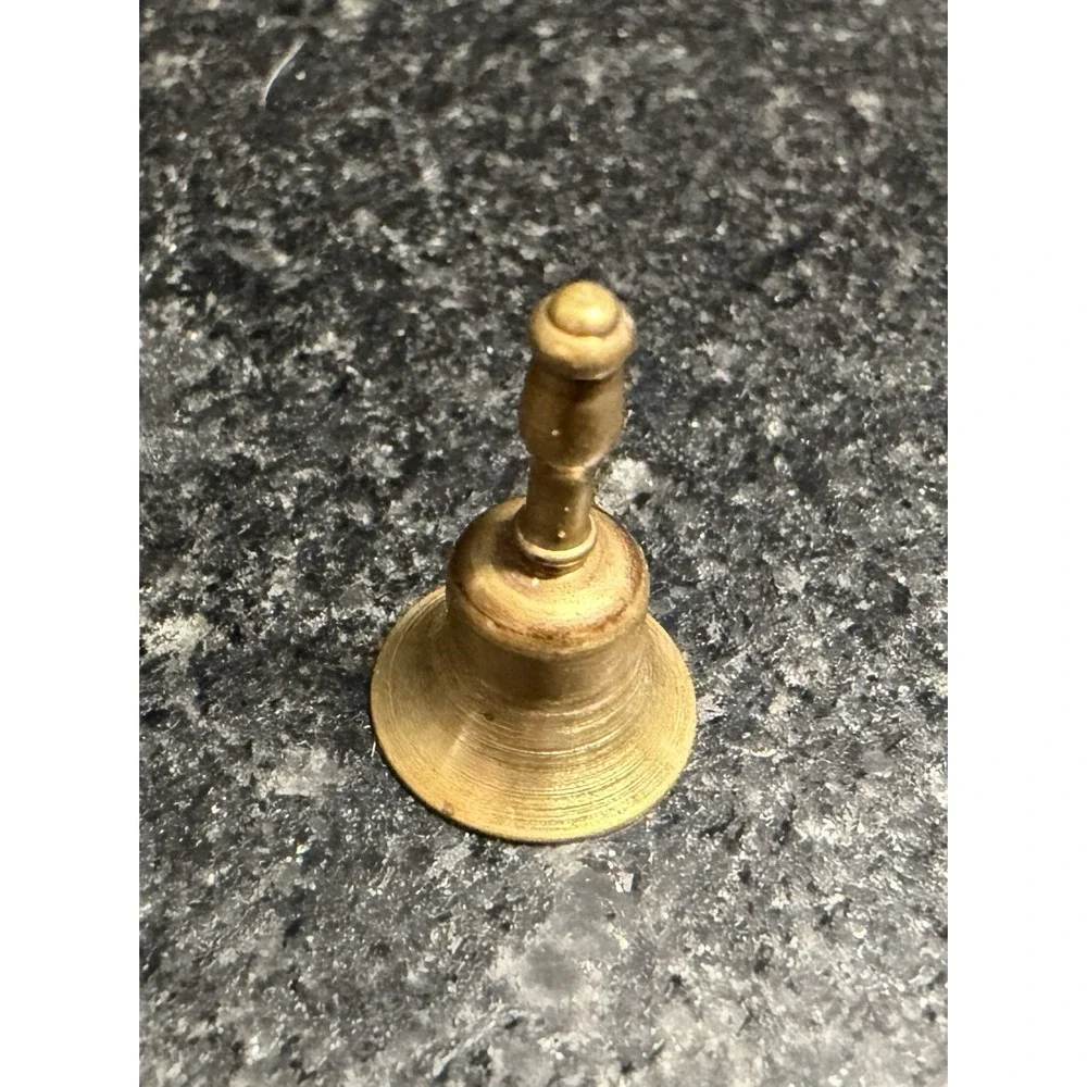 Clare-Bell Brass Works CB Vintage Miniature Set 2 Candlesticks & Snuffer USA